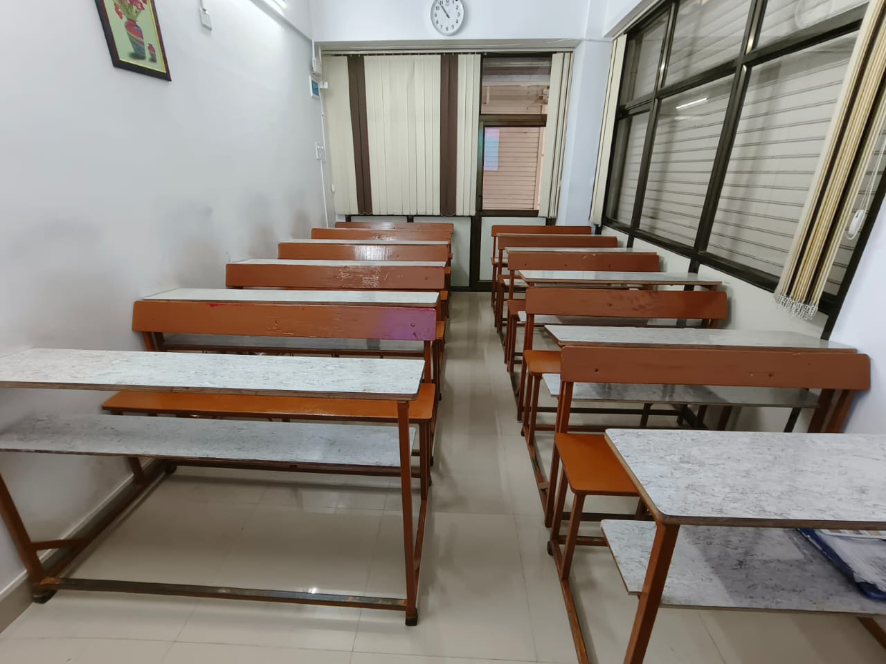 Classroom Benches Seating View